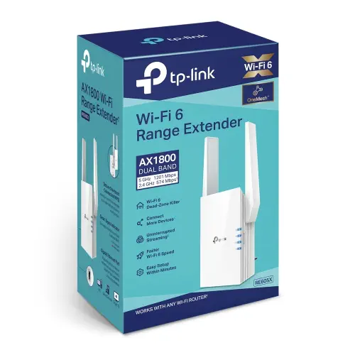TP-Link RE605X AX1800 Mbps Wi-Fi Menzil Genişletici