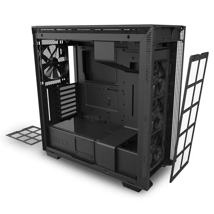 NZXT H710 CA-H710B-B1 USB 3.1 Temperli Cam Mat Siyah E-ATX Mid-Tower Gaming (Oyuncu) Kasa