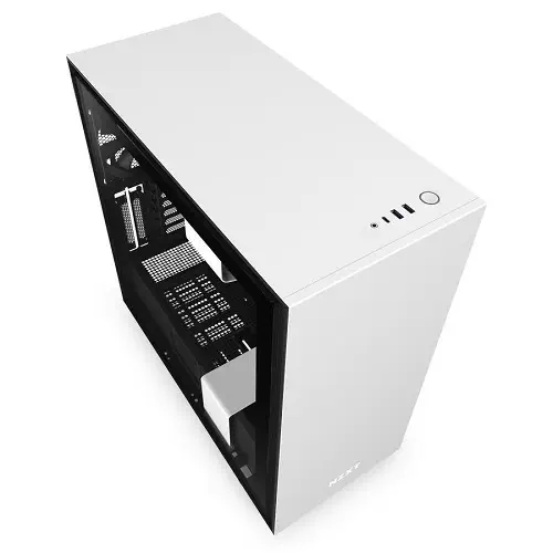 NZXT H710 CA-H710B-W1 USB 3.1 Temperli Cam Mat Beyaz E-ATX Mid-Tower Gaming (Oyuncu) Kasa