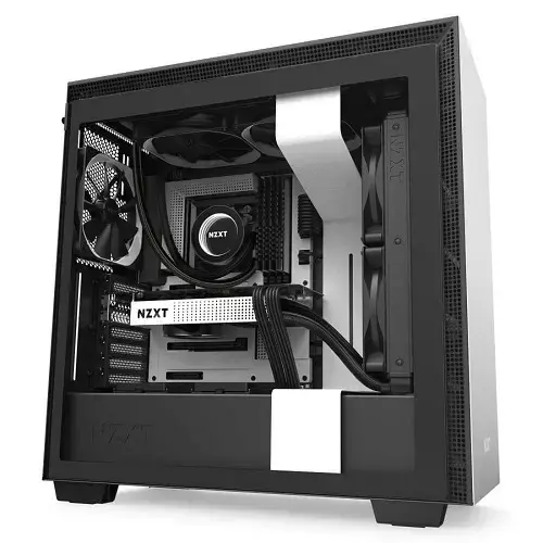 NZXT H710 CA-H710B-W1 USB 3.1 Temperli Cam Mat Beyaz E-ATX Mid-Tower Gaming (Oyuncu) Kasa