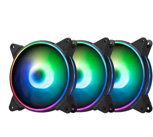 GamePower Air Turbine RGB 3*12CM Fan (Kontrolcü ve Kumanda Dahil Değil)
