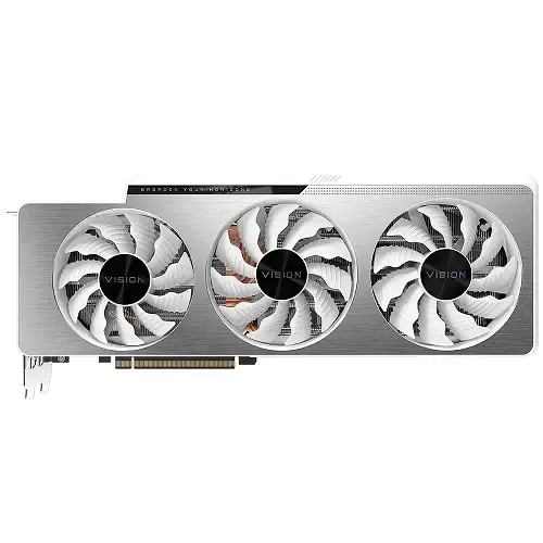 Gigabyte GeForce RTX 3090 Vision OC 24G LHR GV-N3090VISION OC-24GD 24GB GDDR6X 384Bit DX12 Gaming (Oyuncu) Ekran Kartı