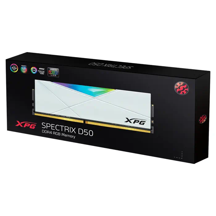 XPG Spectrix D50 RGB AX4U413338G19J-DW50 16GB (2x8GB) DDR4 4133MHz CL19 Gaming (Oyuncu) Ram