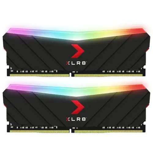 PNY XLR8 Gaming EPIC-X RGB 32GB (2x16GB) 3200MHz CL16 DDR4 Gaming Ram (MD32GK2D4320016XRGB)