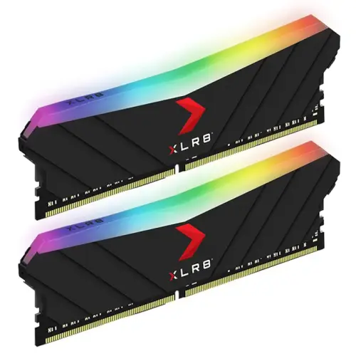 PNY XLR8 Gaming EPIC-X RGB 32GB (2x16GB) 3200MHz CL16 DDR4 Gaming Ram (MD32GK2D4320016XRGB)