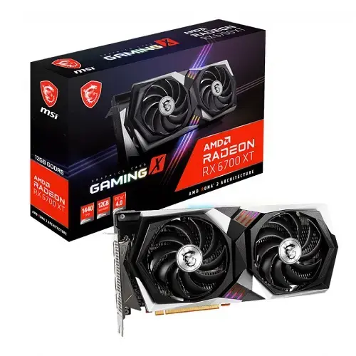 MSI Radeon RX 6700 XT GAMING X 12G 12GB GDDR6 192Bit DX12 Gaming (Oyuncu) Ekran Kartı