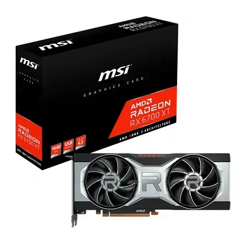 MSI Radeon RX 6700 XT 12G 12GB GDDR6 192Bit DX12 Gaming (Oyuncu) Ekran Kartı