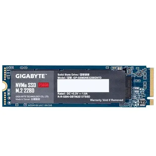 Gigabyte GP-GSM2NE3256GNTD 256GB 1700/1100MB/sn PCIe NVMe M.2 SSD Disk