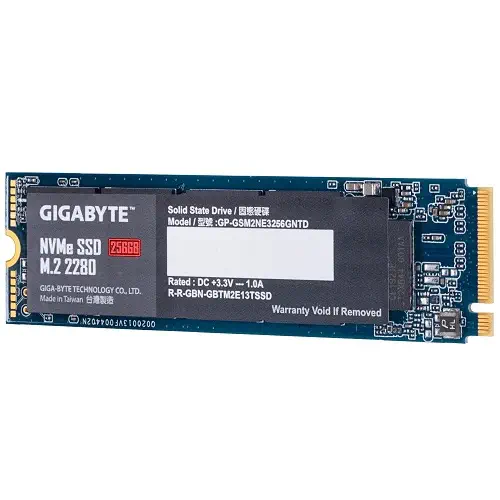 Gigabyte GP-GSM2NE3256GNTD 256GB 1700/1100MB/sn PCIe NVMe M.2 SSD Disk
