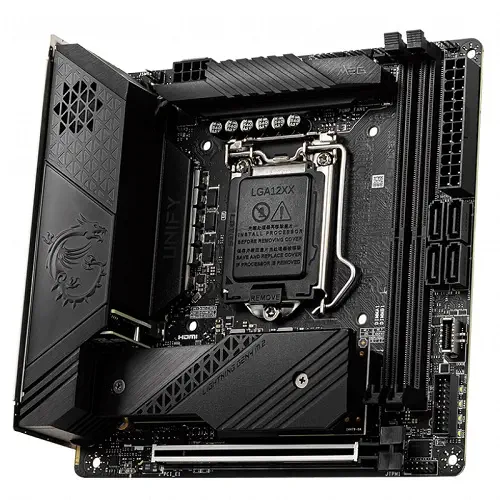 MSI MEG Z590I UNIFY Intel Z590 Soket 1200 DDR4 5600(OC)MHz Mini-ITX Gaming (Oyuncu) Anakart