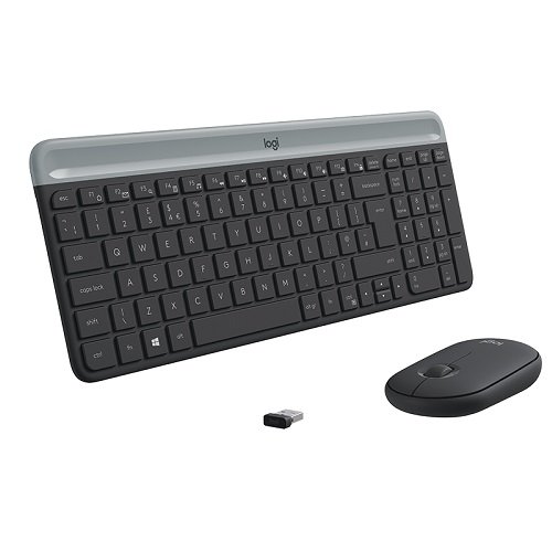 Logitech MK470 Q TR USB Siyah Kablosuz Klavye Mouse Set - 920-009435