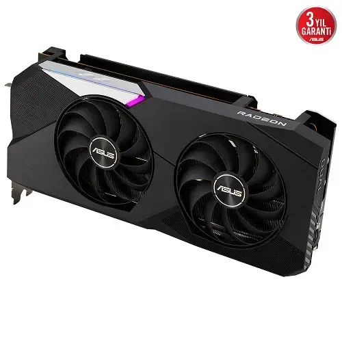 Asus Dual Radeon RX 6700 XT DUAL-RX6700XT-12G 12GB GDDR6 192Bit DX12 Gaming (Oyuncu) Ekran Kartı