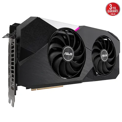 Asus Dual Radeon RX 6700 XT DUAL-RX6700XT-12G 12GB GDDR6 192Bit DX12 Gaming (Oyuncu) Ekran Kartı