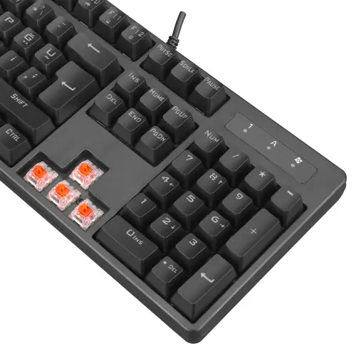 Everest KB-GX8 REDCORE Red Switch RGB TR Q Mekanik Kablolu Gaming (Oyuncu) Klavye