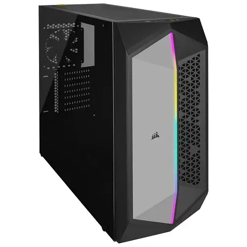 Corsair 470T RGB CC-9011215-WW USB 3.0 Temperli Cam Siyah E-ATX Mid-Tower Gaming (Oyuncu) Kasa