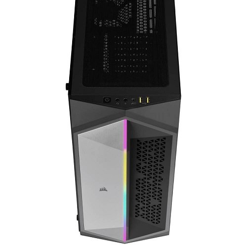 Corsair 470T RGB CC-9011215-WW USB 3.0 Temperli Cam Siyah E-ATX Mid-Tower Gaming (Oyuncu) Kasa
