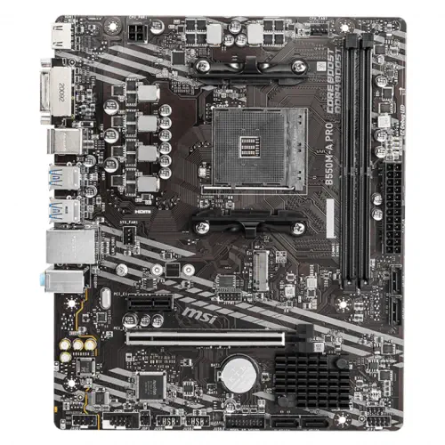 MSI B550M-A PRO AMD B550 Soket AM4 DDR4 4600(OC)MHz mATX Gaming (Oyuncu) Anakart