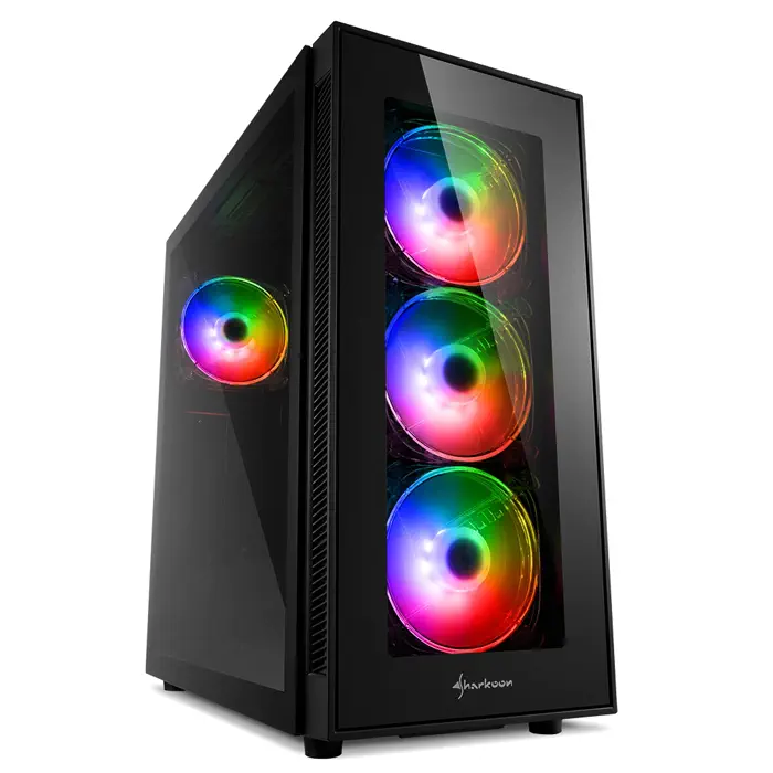 Sharkoon TG5 Pro RGB SHP650 V2 650W 80 Plus USB 3.0 Temperli Cam ATX Mid-Tower Gaming (Oyuncu) Kasa