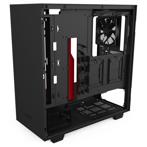 NZXT H510 CA-H510B-BR USB 3.1 Temperli Cam Mat Siyah/Kırmızı ATX Mid-Tower Gaming (Oyuncu) Kasa
