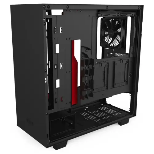 NZXT H510 CA-H510B-BR USB 3.1 Temperli Cam Mat Siyah/Kırmızı ATX Mid-Tower Gaming (Oyuncu) Kasa