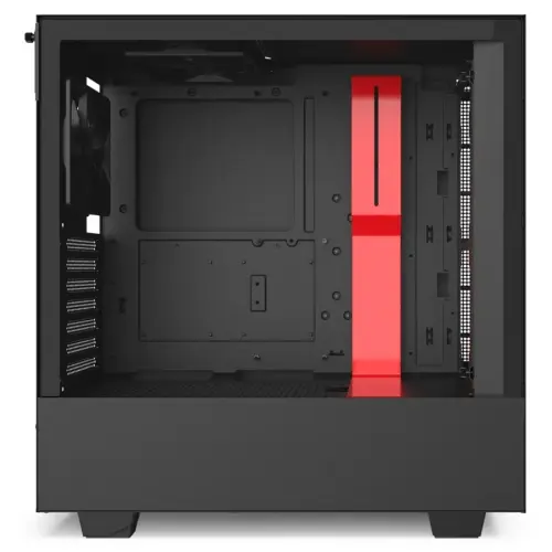 NZXT H510 CA-H510B-BR USB 3.1 Temperli Cam Mat Siyah/Kırmızı ATX Mid-Tower Gaming (Oyuncu) Kasa