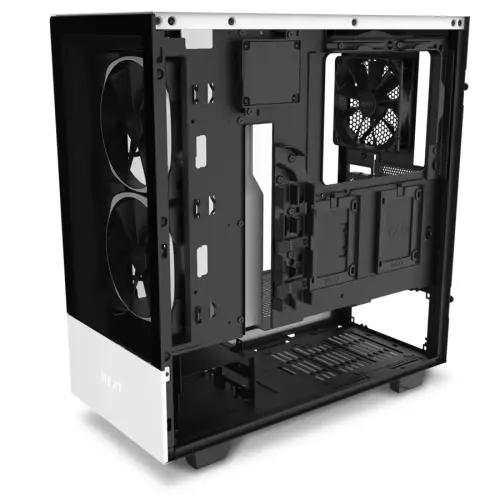 NZXT H510 Elite CA-H510E-W1 USB 3.1 RGB Temperli Cam Mat Beyaz ATX Mid-Tower Gaming (Oyuncu) Kasa