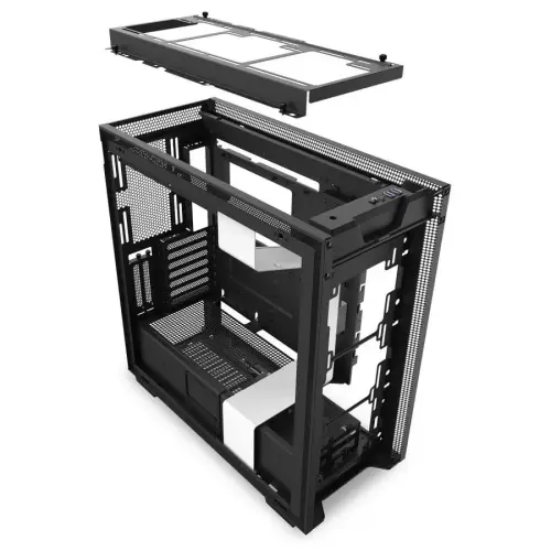 NZXT H710i CA-H710i-W1 Temperli Cam USB Type-C Mat Beyaz E-ATX Mid-Tower Gaming (Oyuncu) Kasa