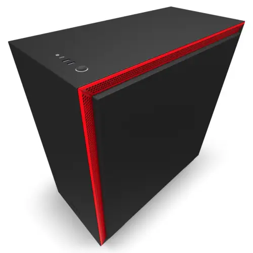 NZXT H710i CA-H710i-BR Temperli Cam USB Type-C Mat Siyah/Kırmızı E-ATX Mid-Tower Gaming (Oyuncu) Kasa