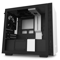 NZXT H210 CA-H210B-W1 USB 3.1 Temperli Cam Mat Beyaz/Siyah Mini-ITX Mini-Tower Gaming (Oyuncu) Kasa