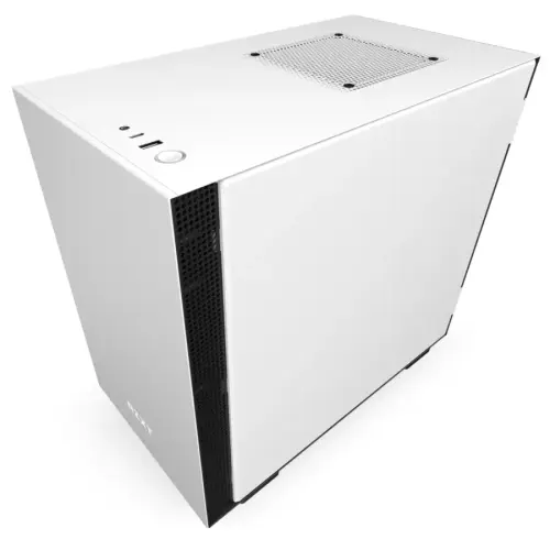 NZXT H210 CA-H210B-W1 USB 3.1 Temperli Cam Mat Beyaz/Siyah Mini-ITX Mini-Tower Gaming (Oyuncu) Kasa