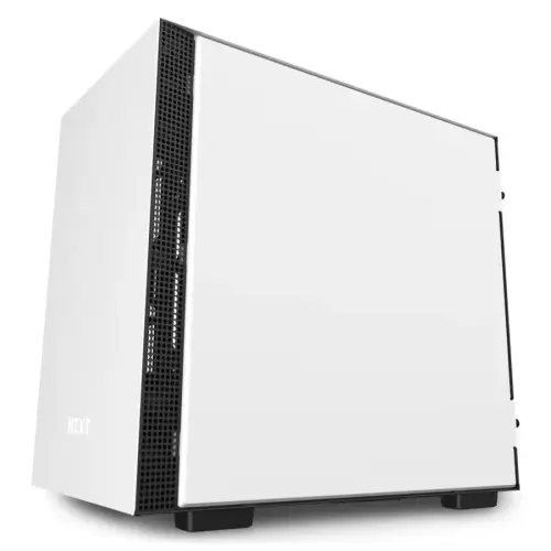 NZXT H210 CA-H210B-W1 USB 3.1 Temperli Cam Mat Beyaz/Siyah Mini-ITX Mini-Tower Gaming (Oyuncu) Kasa