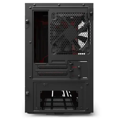 NZXT H210 CA-H210B-BR USB 3.1 Temperli Cam Mat Siyah/Kırmızı Mini-ITX Mini-Tower Gaming (Oyuncu) Kasa