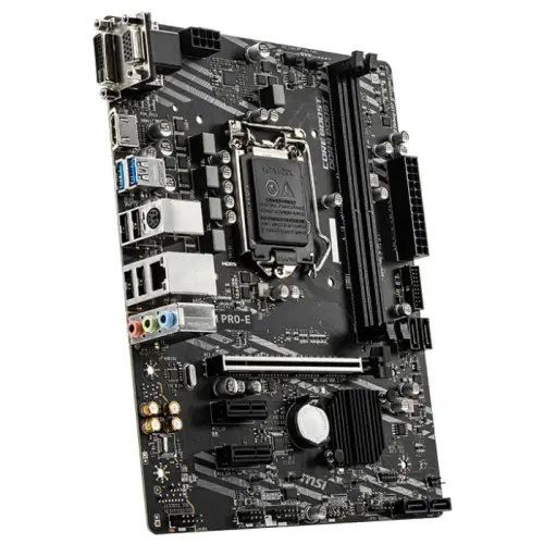 MSI H410M PRO-E Intel H410 Soket 1200 DDR4 2933MHz mATX Gaming (Oyuncu) Anakart