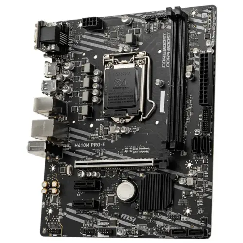 MSI H410M PRO-E Intel H410 Soket 1200 DDR4 2933MHz mATX Gaming (Oyuncu) Anakart