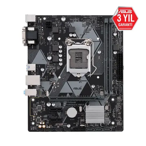 Asus Prime H310M-K R2.0 Intel H310 Soket 1151 DDR4 2666Mhz mATX Gaming(Oyuncu) Anakart