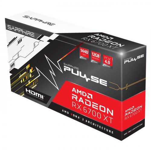 Sapphire Pulse AMD Radeon RX 6700 XT 11306-02-20G 12GB GDDR6 192Bit DX12 Gaming (Oyuncu) Ekran Kartı