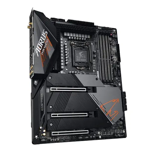 Gigabyte Z590 Aorus Master Intel Z590 Soket 1200 DDR4 5400(OC)MHz ATX Gaming (Oyuncu) Anakart