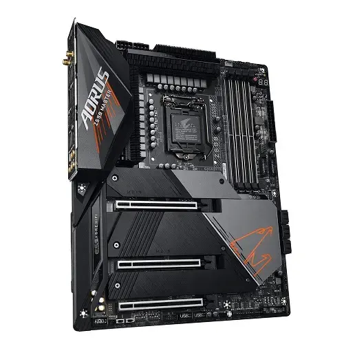 Gigabyte Z590 Aorus Master Intel Z590 Soket 1200 DDR4 5400(OC)MHz ATX Gaming (Oyuncu) Anakart