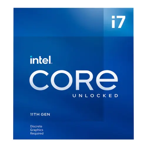 Intel Core i7-11700KF 3.60GHz 8 Çekirdek 16MB Önbellek Soket 1200 İşlemci