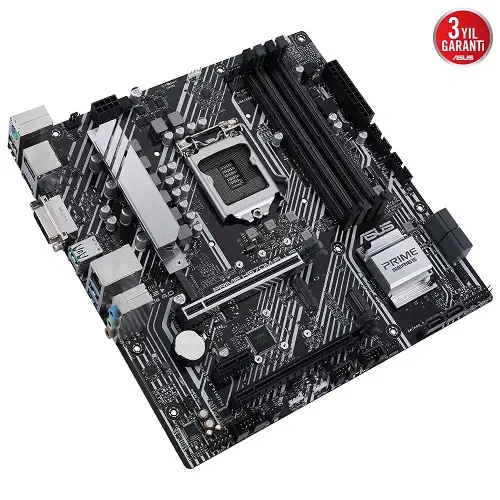 Asus Prime H570M-PLUS Intel H570 Soket 1200 DDR4 4600(OC)MHz mATX Gaming (Oyuncu) Anakart