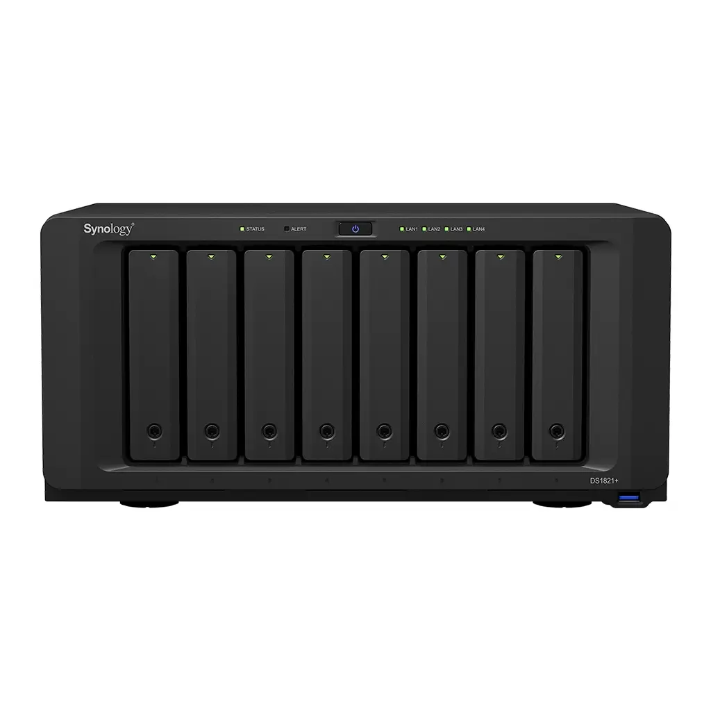 Synology DiskStation DS1821+ 8 Yuvalı Nas Depolama Ünitesi