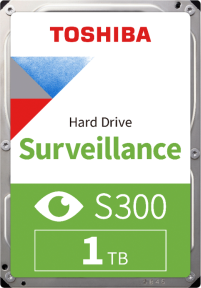 Toshiba S300 Surveillance HDWV110UZSVA 1TB 64MB 5400 RPM 3.5″ SATA3 7/24 Güvenlik Diski