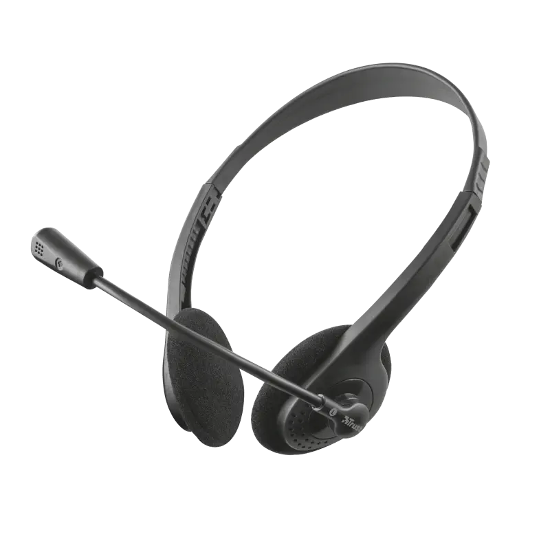 Trust Primo Chat Headset 21665 Mikrofonlu Kulak Üstü Siyah Kulaklık