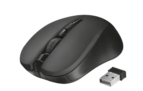 Trust Mydo Silent Click 21869 1800DPI 4 Tuş Optik USB Siyah Kablosuz Mouse
