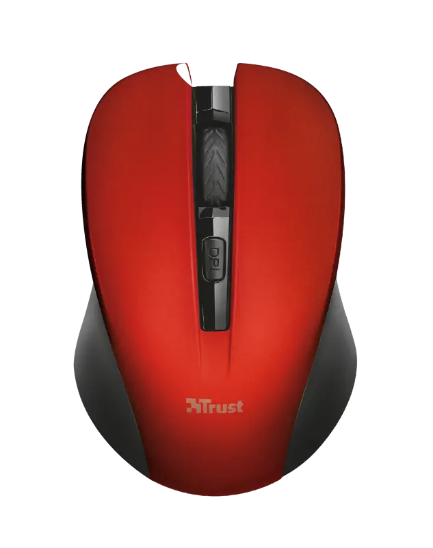 Trust Mydo Silent Click 21871 1800DPI 4 Tuş Optik USB Kırmızı Kablosuz Mouse