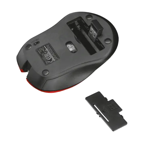 Trust Mydo Silent Click 21871 1800DPI 4 Tuş Optik USB Kırmızı Kablosuz Mouse