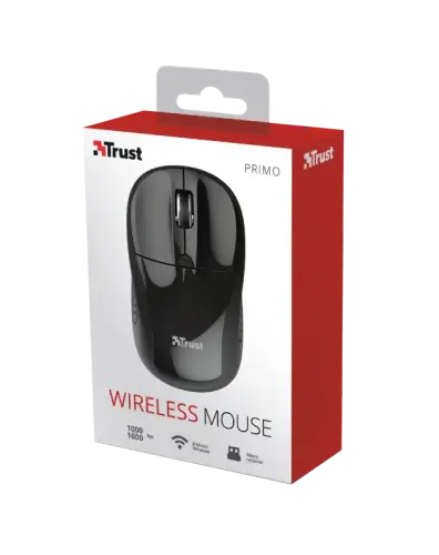 Trust Primo 20322 1600DPI 4 Tuş Optik USB Siyah Kablosuz  Mouse