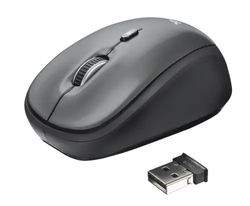 Trust YVI 18519 1600DPI 4 Tuş Nano USB Siyah Kablosuz Mouse