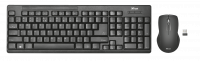 Trust Ziva 22118 USB TR Q Siyah Kablosuz Klavye Mouse Set