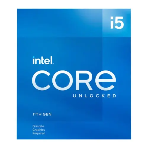 Intel Core i5-11600KF 3.90GHz 6 Çekirdek 12MB Önbellek Soket 1200 İşlemci